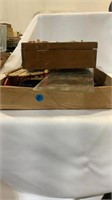 Sled, watches, box, fabric measuring cutter,