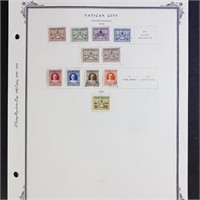 Vatican City Stamps to 1940, Mint Hinged & Used on