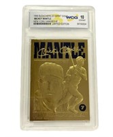 1996 Bleachers Mickey Mantle Mlb Wcg Mint 10