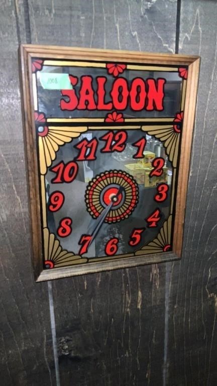 Bar Saloon Clock
