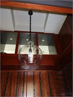 Large Glass Pendant Light