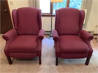 Wing Back Recliner Chairs- Times 2