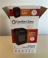 Comfort Zone Personal Ceramic Heater