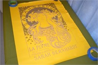 1966 Sarah Bernhardt La Plume Poster