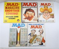 (5)1981 MAD MAGAZINES