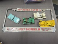 Small Model cars and plate cover