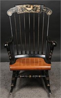 60's Lock 1776 Hitchcock Style Rocking Chair