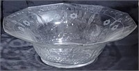 Cambridge Decagon Bowl with Cutting