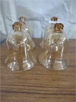 (4) vintage candle holders