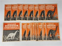 ASSORTMENT OF SINCLAIR DINOSAUR STAMP ALBUMS