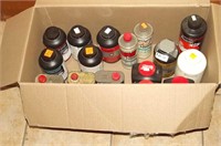 1- BOX - 18  PART FULL - CONTAINERS OF GUN POWDER