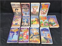 COLLECTION OF CHILDREN'S MOVIES ON VHS