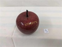 Marble Apple Paper Weight