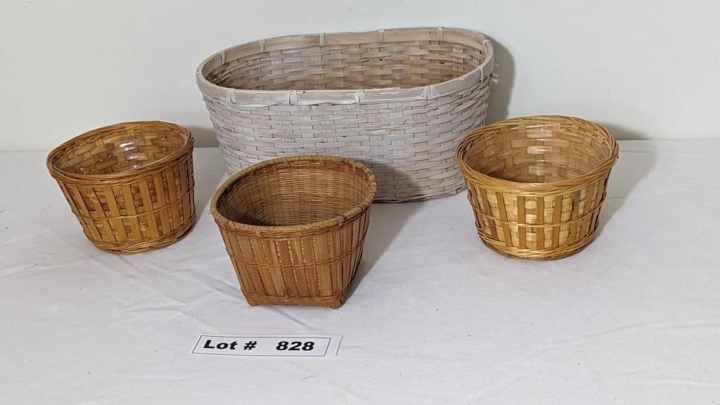 VINTAGE WICKER BASKETS