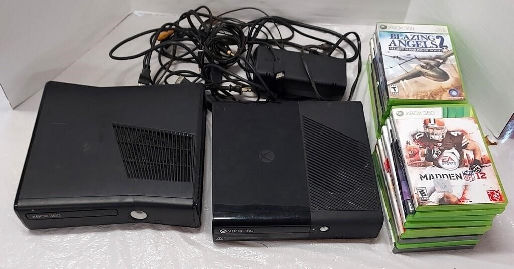 Two XBox 360 Game Systems