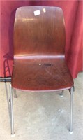 Vintage Royal Chrome and Molded Plywood Chair