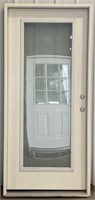 (WE) REEB 36" Deco LH Prehung Exterior Door