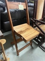 Custom made folding chair
