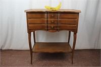 Louis XV-Style 3-Drawer Seamstress Table