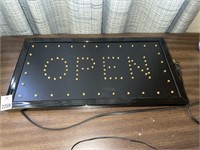 Open lighted sign