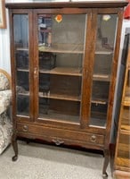 Vintage China Cabinet (36"W x 16.5"D x 63"H)
