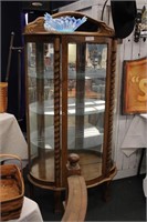 VINTAGE CURIO DISPLAY CABINET