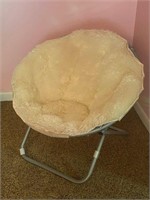 Fuzzy Round Chair