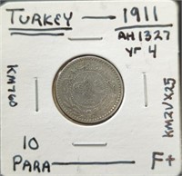 1911 Turkish coin
