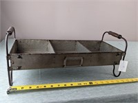 Galvanized Organiizer Tray (18" x 8")