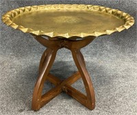 Moroccan Style Brass Accent Table