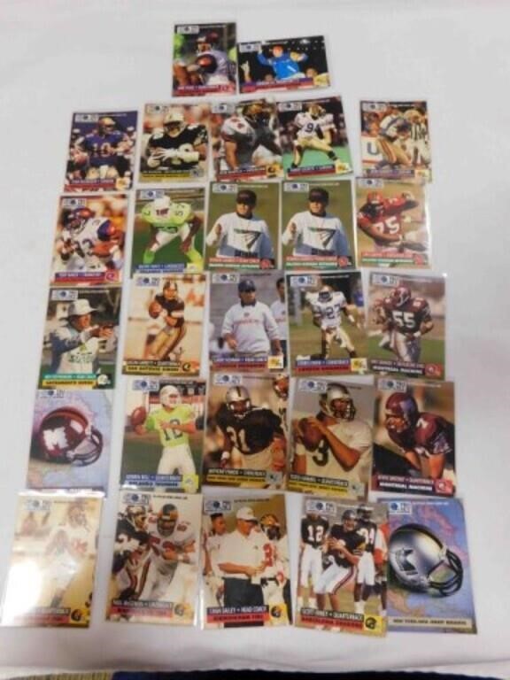 27 variety ProSet World League cards