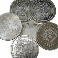 1 oz  -Random Design Silver Round ONE