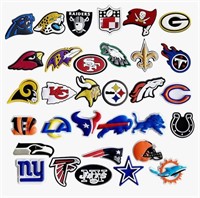 32PCS NFL Football Team Shoe Decoration jibbitz