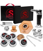 Cocktail Smoker Kit with Torch Set + 6 Flavors o