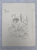 TSR AD&D “Blacksmith” Signed Sketch Print