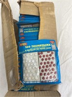 22 Packs of 160 Thumbtacks