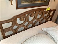 QUEEN SIZE BED WITH FOOTBOARD, HEADBOARD AND FRAME