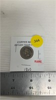 Copper nickel Indian head penny