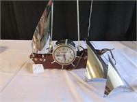 MASTERCRAFTERS FLYING CLOUD SAIL BOAT CLOCK