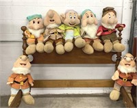 2ft Tall Plush The 7 Dwarves figures