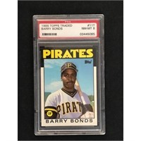 1986 Topps Traded Barry Bonds Rc Psa 8