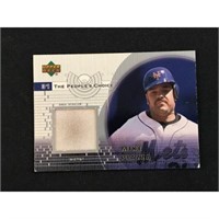 Mike Piazza Game Used Jersey Card