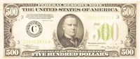 1934 $500.00 Federal Reserve Note.