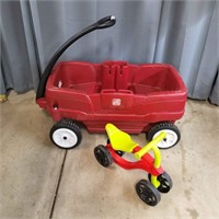 YD 2pc Push scooter Step 2 Wagon,