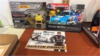 Signed race car photos