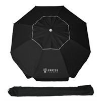 Ammsun 6.5ft Portable Patio Beach Umbrella For