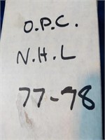 O Pee Chee 77-78 NHL cards