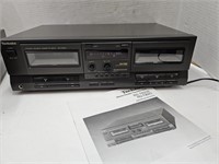 Technics Stereo Double Cassette Deck RS TR232