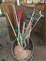 Yard Tools (basement hallway)