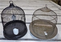 2 Vintage Bird Cages